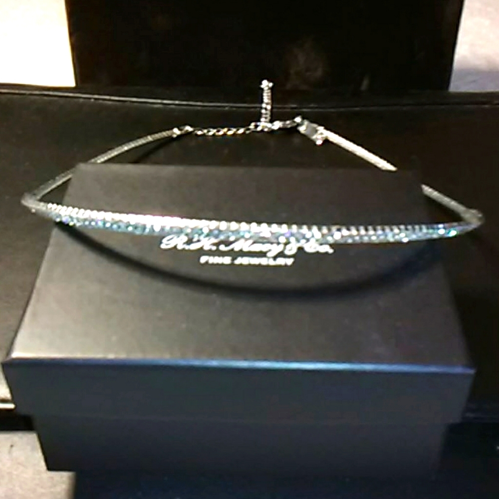 INC Crystal Collar Necklace